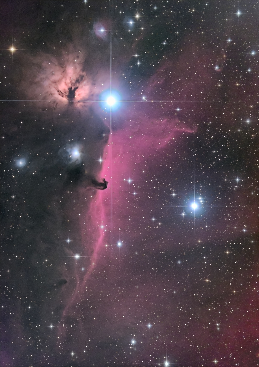 IC434 2012/01/26 馬頭星雲 [宇宙(そら)のキャンバス]