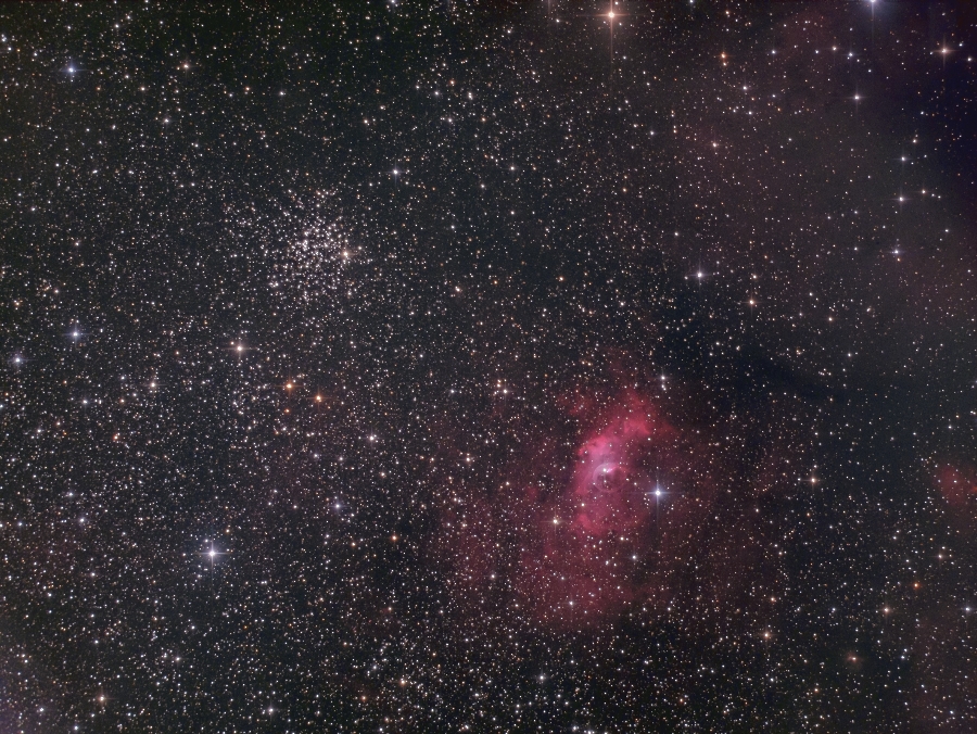 NGC7635+M52 (NGC7654)
