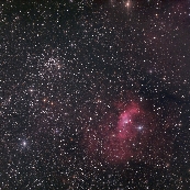 M52(NGC7654)+NGC7635