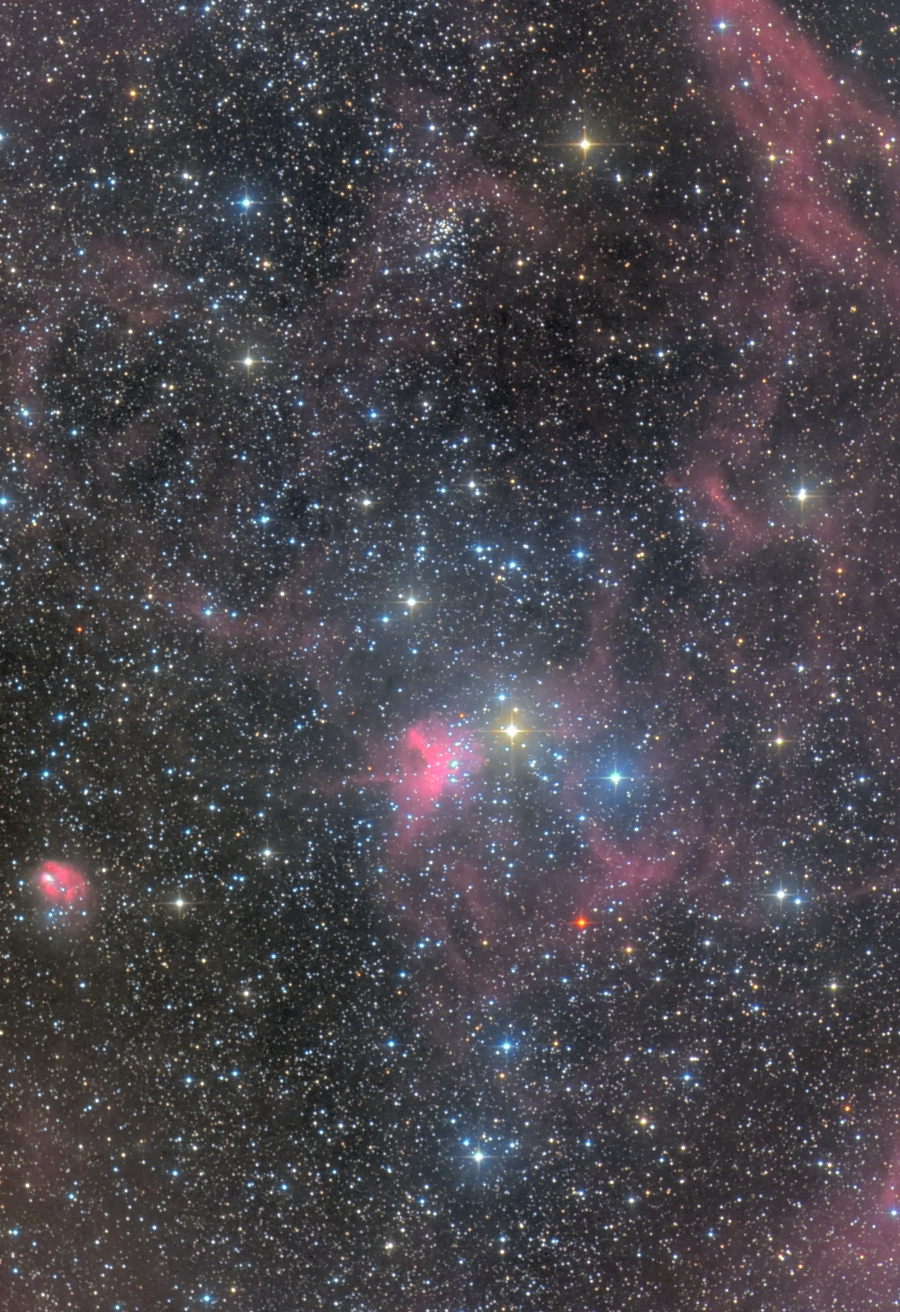 IC417&NGC1931&NGC1907